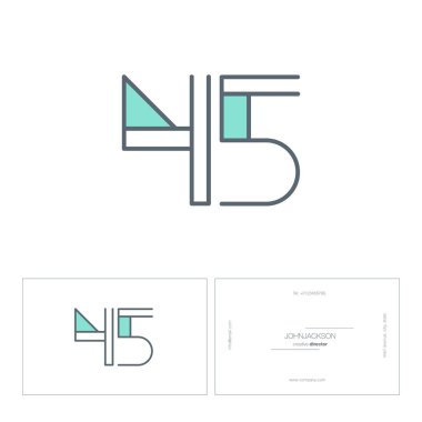 Dijital numara logo 45