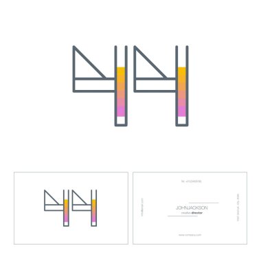 Dijital numara logo 44