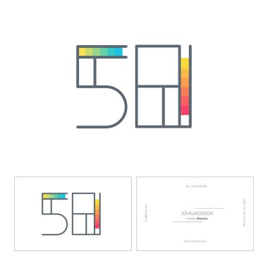 Dijital numara logo 58