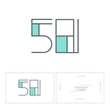 Dijital numara logo 58