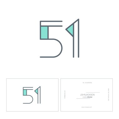 Dijital numara logo 51