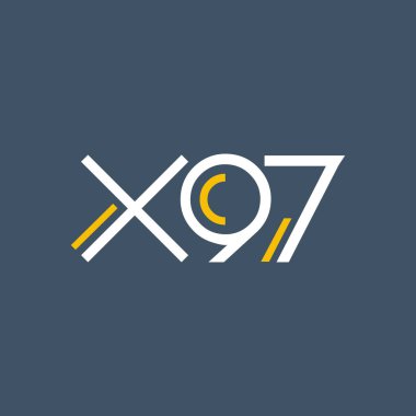 logo ile mektup ve sayı X97 