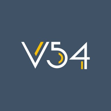 logo ile mektup ve sayı V54