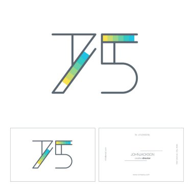 Dijital numara logo 75