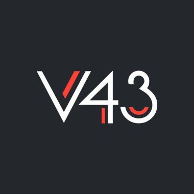 harf ve sayı V43 logolu