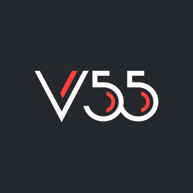 harf ve sayı V55 logolu