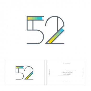 Dijital numara logo 52