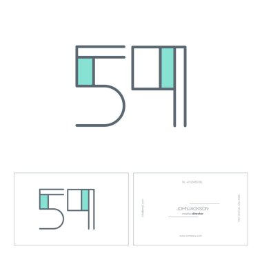 Dijital numara logo 59