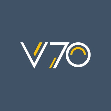 harf ve sayı V70 logolu