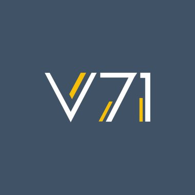 logo ile mektup ve sayı V71