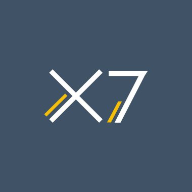 Sayı ve harf logo X7
