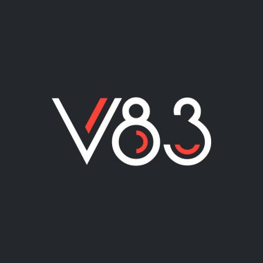 logo ile mektup ve sayı V83