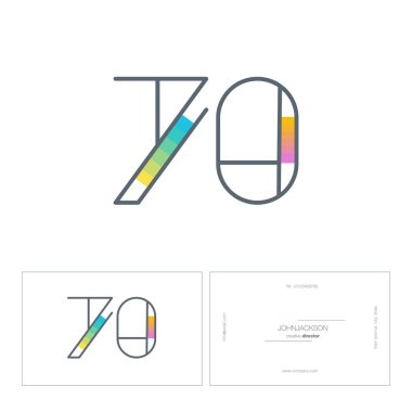 Dijital numara logo 70