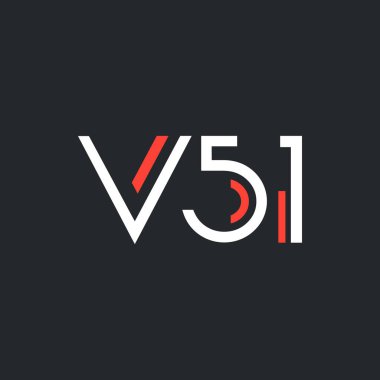 harf ve sayı V51 logolu
