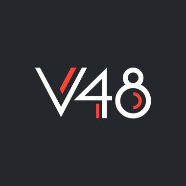 harf ve sayı V48 logolu
