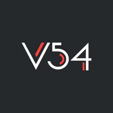 logo ile mektup ve sayı V54
