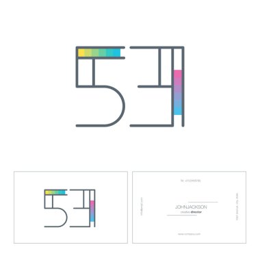 Dijital numara logo 53