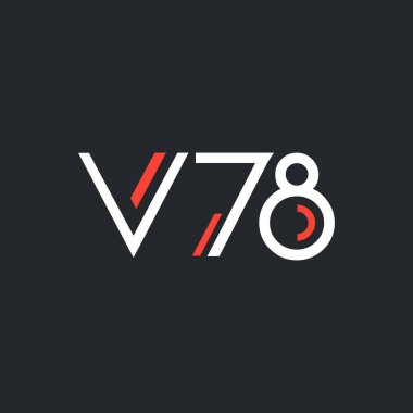 harf ve sayı V78 logolu
