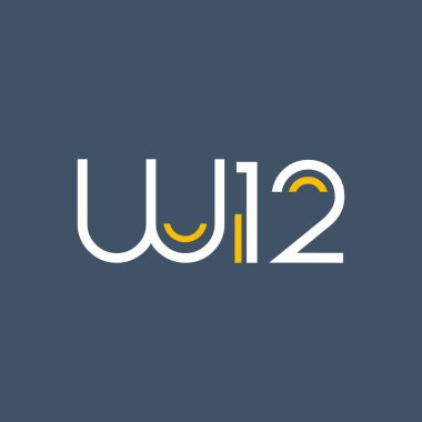 harf ve sayı W12 logolu