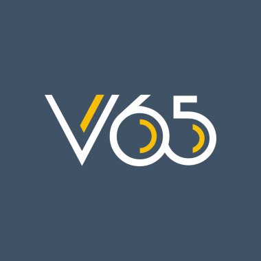 logo ile mektup ve sayı V65