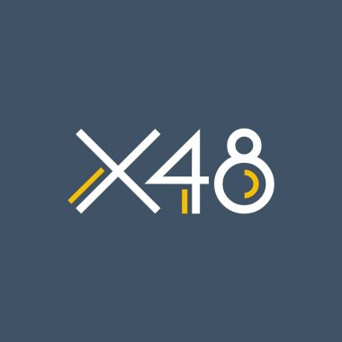 logo ile mektup ve sayı X48 