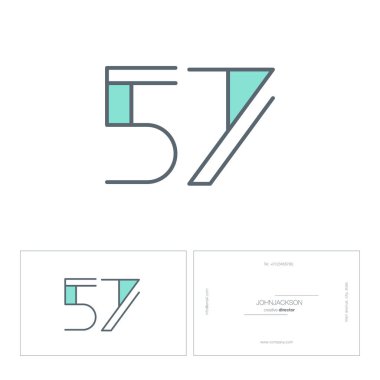 Dijital numara logo 57