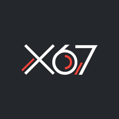 Sayı ve harf logo X67