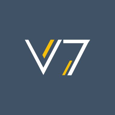 harf ve sayı V7 ile logo