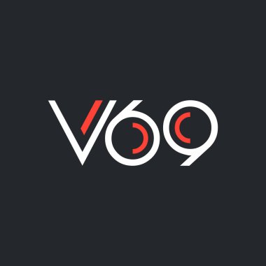 logo ile mektup ve sayı V69