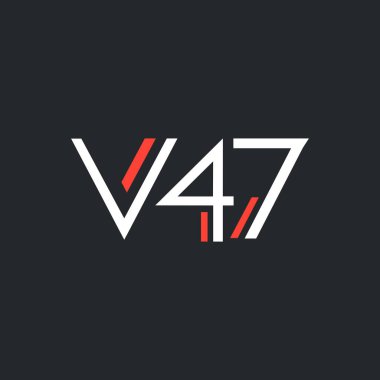 harf ve sayı V47 logolu