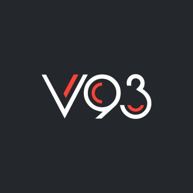 logo ile mektup ve sayı V93
