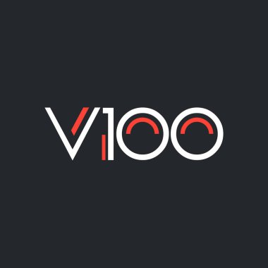 harf ve sayı V100 logolu