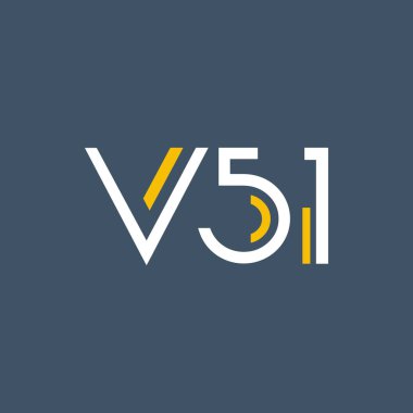 harf ve sayı V51 logolu