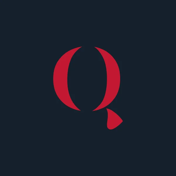 Logotipo letra Q — Vector de stock