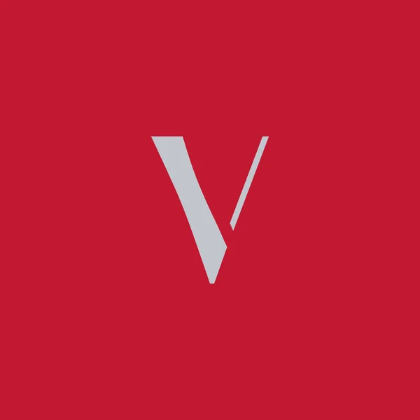 V Buchstabe Logo — Stockvektor