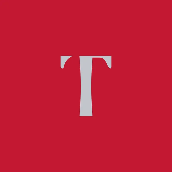 T Letter Logo — Stock Vector