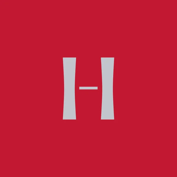 H list logo — Wektor stockowy