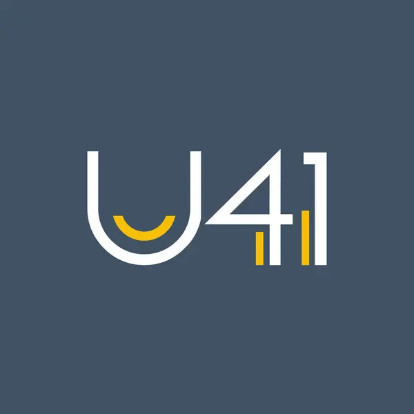 Digital logosu U41 tasarımı — Stok Vektör