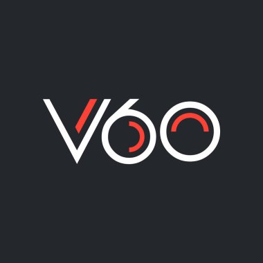 harf ve sayı V60 ile logo