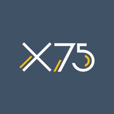 Sayı ve harf logo X75