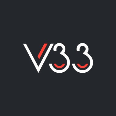harf ve sayı V33 logolu