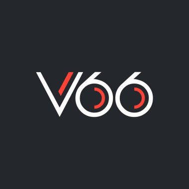 logo ile mektup ve sayı V66