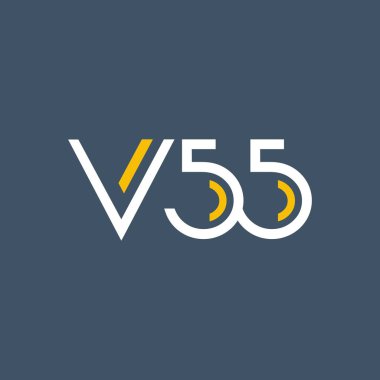 harf ve sayı V55 logolu