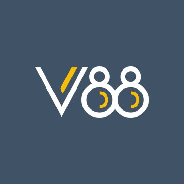 harf ve sayı V88 ile logo