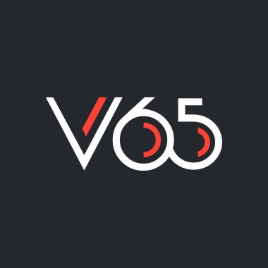 logo ile mektup ve sayı V65