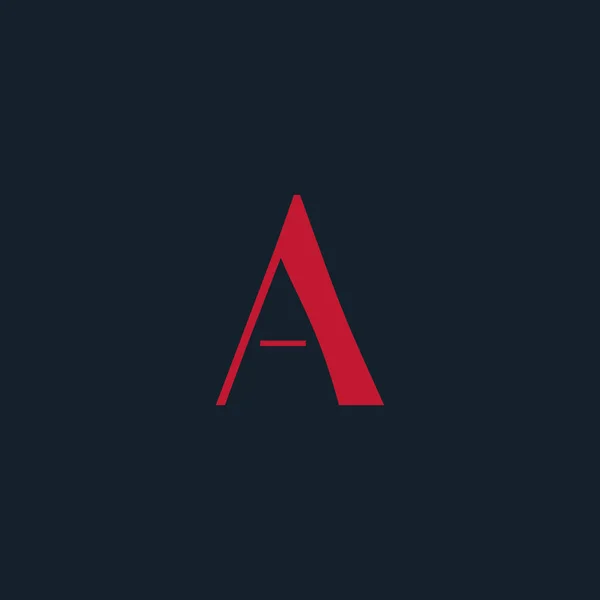 En skrivelse logotyp — Stock vektor