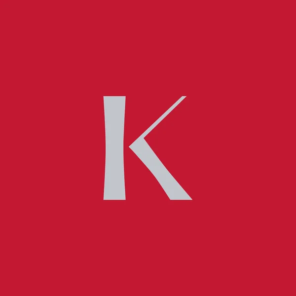 Логотип буквы К — стоковый вектор