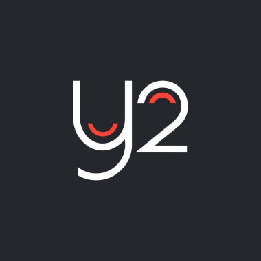 harf ve sayı Y2 ile logo 