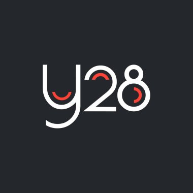 logo ile mektup ve sayı Y28