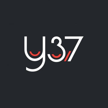 logo ile mektup ve sayı Y37 
